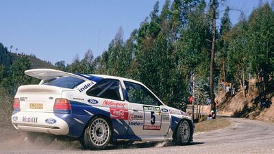 François Delecour - Daniel Grataloup
27º Rallye de Portugal - Vinho do Porto 1993. Ford Escort RS Cosworth (K748 GOO). Clasificado 1º.

Del 3 al 6 de Marzo, Portugal.
Superficie: asfalto - tierra.

El Rally tenia un total de 2164.91 km de los que 576.13 km divididos en 38 tramos eran especiales (una de ellas fue cancelada SS10 Caramulo de 14.08 Km).

Se inscribieron 90 equipos, tomaron la salida 84, finalizaron 32.@
Palabras clave: ;Ford;Escort;RS;Cosworth;Portugal;1993