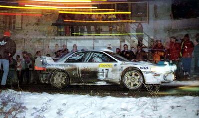 Gilles Panizzi - Hervé Panizzi
67º Rallye Automobile de Monte-Carlo 1999. Subaru Impreza S5 WRC '98 (P100 ALL). Abandonó por accidente en SS11 Sospel - La Bollene de 33,65 Km.

Del 17 al 20 de Enero, Monte-Carlo.
Superficie: asfalto - nieve.

El Rally tenia un total de 1613.7 km de los que 424.6 km divididos en 14 tramos eran especiales.

Tomaron la salida 86 equipos, finalizaron 46.@
Palabras clave: Gilles_Panizzi;Subaru;Impreza;WRC;Montecarlo;1999