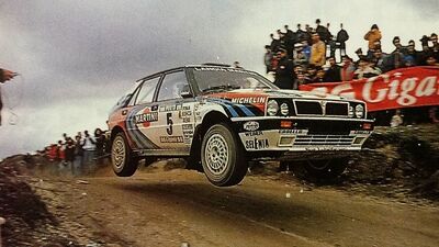 Juha Kankkunen - Juha Piironen
25º Rallye de Portugal - Vinho do Porto 1991. Lancia Delta Integrale 16V. Clasificado 4º.

Del 5 al 9 de Marzo, Portugal.
Superficie: asfalto - tierra.

El Rally tenia un total de 2041.26 Km de los que 564.20 Km divididos en 38 tramos eran especiales (2 de ellos fueron cancelados SS2 Gradil de 9 Km y SS28 Viseu de 29.90 Km).

Se inscribieron 106 equipos, tomaron la salida 95, finalizaron 28.@
Palabras clave: ;Portugal;Lancia;Delta;Integrale;1991