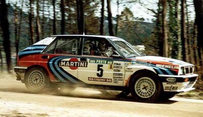 Juha Kankkunen - Juha Piironen
25º Rallye de Portugal - Vinho do Porto 1991. Lancia Delta Integrale 16V. Clasificado 4º.

Del 5 al 9 de Marzo, Portugal.
Superficie: asfalto - tierra.

El Rally tenia un total de 2041.26 Km de los que 564.20 Km divididos en 38 tramos eran especiales (2 de ellos fueron cancelados SS2 Gradil de 9 Km y SS28 Viseu de 29.90 Km).

Se inscribieron 106 equipos, tomaron la salida 95, finalizaron 28.@
Palabras clave: ;Portugal;Lancia;Delta;Integrale;1991
