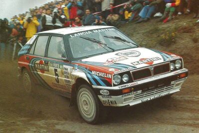 Juha Kankkunen - Juha Piironen
25º Rallye de Portugal - Vinho do Porto 1991. Lancia Delta Integrale 16V. Clasificado 4º.

Del 5 al 9 de Marzo, Portugal.
Superficie: asfalto - tierra.

El Rally tenia un total de 2041.26 Km de los que 564.20 Km divididos en 38 tramos eran especiales (2 de ellos fueron cancelados SS2 Gradil de 9 Km y SS28 Viseu de 29.90 Km).

Se inscribieron 106 equipos, tomaron la salida 95, finalizaron 28.@
Palabras clave: ;Portugal;Lancia;Delta;Integrale;1991