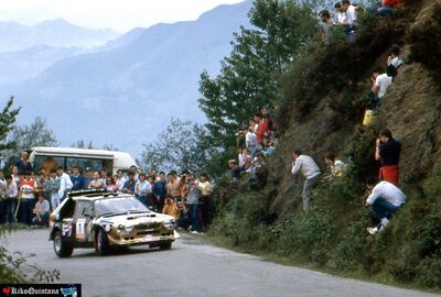 Fabrizio Tabaton - Luciano Tedeschini
23º Rallye Internacional Principe de Asturias 1986. Lancia Delta S4 (TO-77891E). Clasificado 1º.

Del 19 al 21 de Septiembre, Oviedo, España.
Superficie: asfalto.

El Rally tenia un total de 293.70 km cronometrados divididos en 24 tramos especiales.

Tomaron la salida 57 equipos, finalizaron 34.

© Kiko Quintana
@
Palabras clave: ;Luciano_Tedeschini;Lancia;Delta;S4;Asturias;Grupo_B;1986;España;Spain