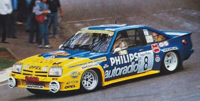 Josep Arqué - Xavier Montañola
22º Rally Catalunya 1986. Opel Manta 400. Clasificado 5º.

Del 23 al 26 de Octubre, Barcelona, Catalunya, España.
Superficie: asfalto.

El Rally tenia un total de 1246.00 km de los que 417.00 km divididos en 30 tramos eran especiales.

Tomaron la salida 84 equipos, finalizaron 49.@
Palabras clave: ;Opel;Manta;Grupo_B;Catalunya;1986;España;Spain