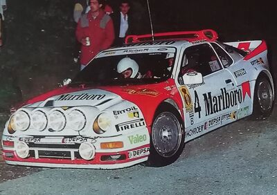 Antonio Zanini Sans - Josep Autet
22º Rally Catalunya 1986. Ford RS200 (2-M-5557-P). Abandonó por la correa de distribución

Del 23 al 26 de Octubre, Barcelona, Catalunya, España.
Superficie: asfalto.

El Rally tenia un total de 1246.00 km de los que 417.00 km divididos en 30 tramos eran especiales.

Tomaron la salida 84 equipos, finalizaron 49.@
Palabras clave: ;Josep_Autet;Ford;RS200;Grupo_B;1986;Catalunya;España;Spain