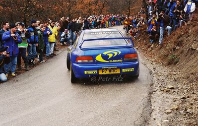 Colin McRae - Nicky Grist
66º Rallye Automobile de Monte-Carlo 1998. Subaru Impreza S5 WRC '98 (P7 WRC). Clasificado 3º.

Del 19 al 21 de Enero, Monte-Carlo.
Superficie: asfalto - nieve.

El Rally tenia un total de 1454.53 km de los que 359.19 km divididos en 18 tramos eran especiales.

Tomaron la salida 106 equipos, finalizaron 60.

© Petr Fitz
@
Palabras clave: ;Subaru;Impreza;WRC;Montecarlo;1998