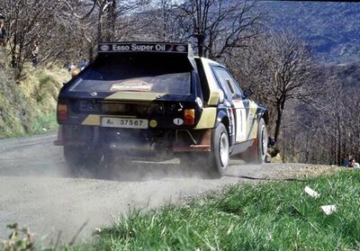 Fabrizio Tabaton - Luciano Tedeschini
7º Rallye des Garrigues - Languedoc-Roussillon 1986. Lancia Delta S4 (TO 77894E). Abandonó por motor en SS8 Saint-Bresson de 28.90 Km.

Del 3 al 6 de Abril, Nimes, Francia
Superficie: asfalto

El Rally tenía un total de 501.90 km cronometrados divididos en 20 tramos especiales.

Tomaron la salida 102 equipos, finalizaron 44.@
Palabras clave: ;Lancia;Delta;Grupo_B;Garrigues;1986