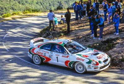 Didier Auriol - Denis Giraudet
39º Tour de Corse - Rallye de France 1995. Toyota Celica GT-Four -ST205- (K-AM 948). Clasificado 1º.

Del 3 al 5 de Mayo, Ajaccio, Córcega, Francia.
Superficie:asfalto.

El Rally tenia un total de 1234.04 km de los que 481.17 km divididos en 22 tramos eran especiales.

Se inscribieron 94 equipos, tomaron la salida 91, finalizaron 44.@
Palabras clave: Didier_Auriol;Toyota;Celica;ST205;Corcega;Corse;1995