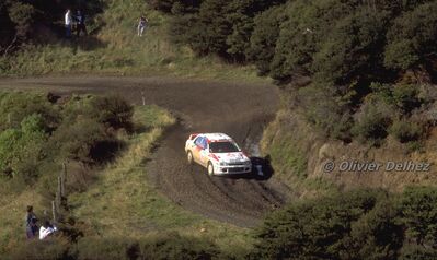 Kenneth Eriksson - Staffan Parmander
24º Rothmans Rally New Zealand 1994. Mitsubishi Lancer Evo II (L5 MRE). Clasificado 4º.

Del 29 al 31 de Julio, Auckland, Nueva Zelanda.

El Rally tenia un total de 1814.64 km de los que 519.31 km divididos en 30 tramos eran especiales (una de ellas fue cancelada SS23
Maramarua Forest HQ de 16.61 km).

Se inscribieron 81 equipos, tomaron la salida 81, finalizaron 46.

© Olivier Delhez
@
Palabras clave: Mitsubishi;Lancer;Nueva_Zelanda;1994