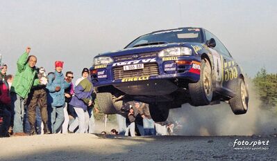 Colin McRae - Derek Ringer
36º Rallye Sanremo - Rallye de Italia 1994. Subaru Impreza 555 (L555 BAT). Clasificado 5º.

Del 9 al 13 de Octubre, Sanremo, Liguria, Imperia, Italia.
Superficie: asfalto - tierra.

El Rally tenia un total de 2160.40 km de los que 526.03 km divididos en 26 tramos eran especiales (una de ellas fue cancelada SS17 Roncola de 9.40 km).

Se inscribieron 94 equipos, tomaron la salida 92, finalizaron 40.

© Fotosport
@
Palabras clave: ;Subaru;Impreza;Sanremo;1994;