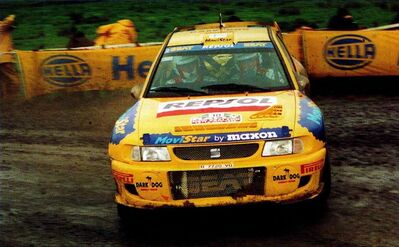 Toni Gardemeister - Paavo Lukander
29º Rally New Zealand 1999. Seat Cordoba WRC (B-7730-VG). Clasificado 3º.

Del 15 al 18 de Julio, Auckland, Manukau, Nueva Zelanda.
Superficie: tierra.

El Rally constaba de 3 etapas con un total de 1675.63 km de los que 399.84 km divididos en 27 tramos eran especiales.

Tomaron la salida 82 equipos, finalizaron 46.@
Palabras clave: Seat;Cordoba;WRC;Nueva_Zelanda;1999