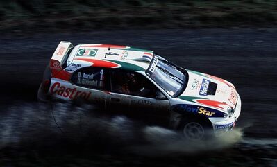 Didier Auriol - Denis Giraudet
29º Rally New Zealand 1999. Toyota Corolla WRC. Clasificado 4º.

Del 15 al 18 de Julio, Auckland, Manukau, Nueva Zelanda.
Superficie: tierra.

El Rally constaba de 3 etapas con un total de 1675.63 km de los que 399.84 km divididos en 27 tramos eran especiales.

Tomaron la salida 82 equipos, finalizaron 46.@
Palabras clave: Didier_Auriol;Toyota;Corolla;WRC;WRC;Nueva_Zelanda;1999
