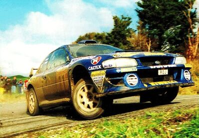 Peter Bourne (Possum) - Craig Vincent
29º Rally New Zealand 1999. Subaru Impreza S5 WRC 98 (ROJ). Clasificado 5º.

Del 15 al 18 de Julio, Auckland, Manukau, Nueva Zelanda.
Superficie: tierra.

El Rally constaba de 3 etapas con un total de 1675.63 km de los que 399.84 km divididos en 27 tramos eran especiales.

Tomaron la salida 82 equipos, finalizaron 46.@
Palabras clave: Subaru;Impreza;WRC;Nueva_Zelanda;1999