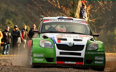 Nicolas Vouilloz - Benjamin Veillas
78º Rallye Automobile de Monte-Carlo 2010. Skoda Fabia S2000 (11R 0092). Clasificado 3º.

Del 19 al 23 de Enero, Valence - Monaco.
Superficie: asfalto - nieve

El Rally tenia un total de 396.18 km cronometrados divididos en 3 etapas y 15 tramos especiales.

Tomaron la salida 59 equipos, finalizaron 36.

© Grzegorz Kardas
@
Palabras clave: ;Skoda;Fabia;Montecarlo;2010