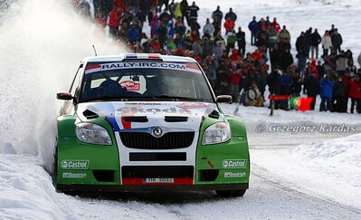 Nicolas Vouilloz - Benjamin Veillas
78º Rallye Automobile de Monte-Carlo 2010. Skoda Fabia S2000 (11R 0092). Clasificado 3º.

Del 19 al 23 de Enero, Valence - Monaco.
Superficie: asfalto - nieve

El Rally tenia un total de 396.18 km cronometrados divididos en 3 etapas y 15 tramos especiales.

Tomaron la salida 59 equipos, finalizaron 36.

© Grzegorz Kardas
@
Palabras clave: ;Skoda;Fabia;Montecarlo;2010