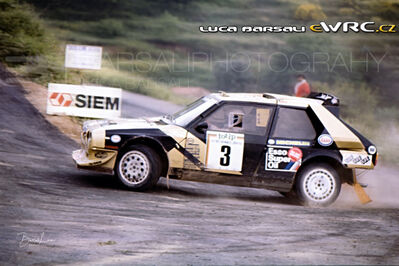 Fabrizio Tabaton - Luciano Tedeschini
18º Rallye dell'Isola d'Elba 1986. Lancia Delta S4. Clasificado 2º.

Del 15 al 17 de Mayo, Portoferraio.
Superficie: asfalto - tierra.

Desconocemos de cuantos kilómetros tanto totales como cronometrados constaba la prueba.

Tomaron la salida 61 equipos, finalizaron 25.

© Luca Barsali
@
Palabras clave: ;Luciano_Tedeschini;Lancia;Delta;Grupo_B;Isola_Elba;1986