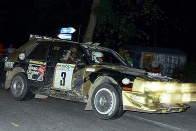 Fabrizio Tabaton - Luciano Tedeschini
18º Rallye dell'Isola d'Elba 1986. Lancia Delta S4. Clasificado 2º.

Del 15 al 17 de Mayo, Portoferraio.
Superficie: asfalto - tierra.

Desconocemos de cuantos kilómetros tanto totales como cronometrados constaba la prueba.

Tomaron la salida 61 equipos, finalizaron 25.@
Palabras clave: ;Luciano_Tedeschini;Lancia;Delta;Grupo_B;Isola_Elba;1986