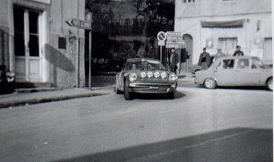 Gualberto Carducci Artenisio (Iccudrac) - Dino Defendenti
7º Rally dell'Isola d'Elba 1974. Porsche 911 Carrera. Clasificado 20º.

Del 18 al 20 de Abril, Porto Ferraio.
Superficie. asfalto.

El Rally constaba de 2 etapas con 301.00 km divididos en 36 tramos cronometrados.

Tomaron la salida 100 equipos, finalizaron 35.@
Palabras clave: Elba;porsche;1974
