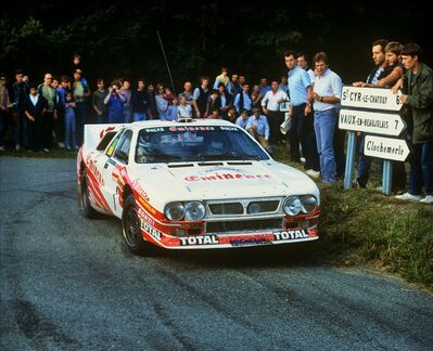 Bernard Darniche - Alain Mahé
42º Tour de France Automobile 1983. Lancia Rally 037 (TO-Y75887). Clasificado 3º.

Del 19 al 23 Septiembre, Paris, Nice, Francia.
Superficie: asfalto.

El Rally tenia un total de 2800.00 km de los que 630.00 km divididos en 3 etapas y 32 tramos eran especiales (uno de ellos fue cancelado SS27 Col du Noyer).

Tomaron la salida 84 equipos, finalizaron 37.@
Palabras clave: ;Lancia;Rally;Grupo_B;Tour_France_Automobile;1983
