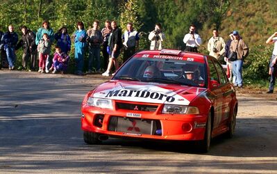 Tommi Mäkinen - Risto Mannisenmäki
47º Rallye Sanremo - Rallye d'Italia 2000. Mitsubishi Lancer Evo VI (V9 MMR). Clasificado 3º.

Del 19 al 22 de Octubre, Sanremo.
Superficie: asfalto.

El Rally tenia un total de 1065.75 Km de los que 382.79 Km divididos en 17 tramos eran especiales (uno de ellos fue cancelado SS15 Langan 2 de 37.81 Km.

Se inscribieron 123 equipos, tomaron la salida 115, finalizaron 62.@
Palabras clave: ;Mitsubishi;Lancer;Sanremo;2000