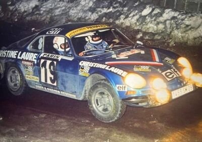 Michèle Mouton - Françoise Conconi
44º Rallye Automobile Monte-Carlo 1976. Alpine-Renault A110 1800 (1453 SM 06). Clasificada 11ª y 1ª en Copa de Damas.

Del 17 al 24 de Enero, Monte-Carlo.
Superficie: asfalto - nieve.

El Rally tenia un total de 4500 km de los que 530.50 km divididos en 23 tramos eran especiales.

Se inscribieron 163 equipos, tomaron la salida 148, finalizaron 84.@
Palabras clave: Michele_Mouton;Françoise_Conconi;Renault;Alpine;A110;Montecarlo;1976;Mujeres;Womens