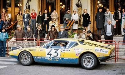 Leo Pittoni - Sergio Maiga
44º Rallye Automobile de Monte-Carlo 1976. De Tomaso Pantera. Abandonó, desconocemos el motivo y en que especial.

Del 17 al 24 de Enero, Monte-Carlo.
Superficie: asfalto - nieve.

El Rally tenia un total de 4500 km de los que 530.50 km divididos en 23 tramos eran especiales.

Se inscribieron 163 equipos, tomaron la salida 148, finalizaron 84.@
Palabras clave: Tomaso_Pantera;Montecarlo;1976