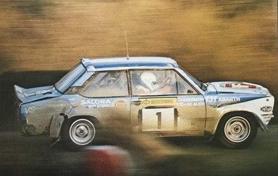 Markku Alén - Ilkka Kivimäki
31º 1000 Lakes Rally 1981. Fiat 131 Abarth (TO R92448). Clasificado 2º.

Del 28 al 30 de Agosto, Jyväskylä, Finlandia.
Superficie: tierra - tierra.

El Rally tenia un total de 1418.89 km de los que 453.09 km divididos en 48 tramos eran especiales, (2 de ellas fueron canceladas SS11 y SS37 Ristijarvi de 13.20 Km).

Se inscribieron 152 equipos, tomaron la salida 146, finalizaron 66.@
Palabras clave: Markku_Alen;Ilkka_Kivimaki;Fiat;Abarth;Finlandia;1981