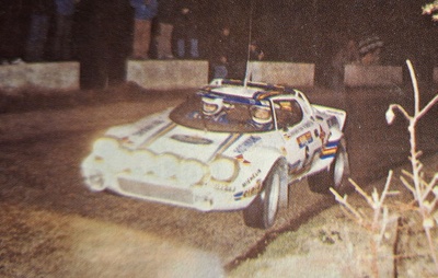 Jorge Bagration - Victor Sabater
29º Rally Sol - RACE 1981. Lancia Stratos HF. Clasificado 2º.

Del 20 al 22 de Marzo, Alicante, España.
Superficie: asfalto.

Desconocemos de cuantos kilómetros tanto totales como cronometrados constaba la prueba.

Tomaron la salida 74 equipos, finalizaron 36.@
Palabras clave: Jorge_Bagration;Lancia;Stratos;1981;RACE