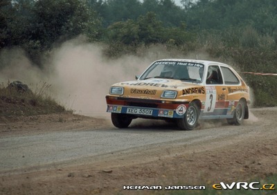 Russell Brookes - Ronan Morgan
15º Int. Hunsrück-Rallye 1982. Vauxhall Chevette 2300 HSR (XEG 550X). Clasificado 3º.
Andrews Heat for Hire

Del 15 al 18 de Julio, Trier, Alemania.
Superficie: asfalto - tierra.

El Rally constaba de 2 etapas con un total de 1100.00 km de los que 628.19 km divididos en 32 tramos eran cronometrados.

Tomaron la salida 202 equipos, finalizaron 117.

© Herman Janssen
@
Palabras clave: Vauxhall;Chevette;Hunsruck_Rallye;1982