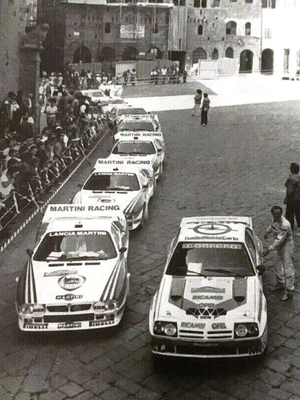 25º Rallye Sanremo 1983
Prueba: 10 de 12

Del 2 al 7 de Octubre, Sanremo, Liguria, Imperia, Italia.
Superficie: Asfalto - tierra

El Rally tenia un total de 2695.00 km de los que 775.89 km divididos en 58 tramos, eran especiales.

Se inscribieron 97 equipos, tomaron la salida 97, finalizaron 36.

El 15# Opel Manta 400 de la derecha de la foto es el de Dario Cerrato - Giuseppe Cerri, clasificado 6º.
@
Palabras clave: Sanremo;1983;Parque_Cerrado;Grupo_B;Lancia:Opel;Manta