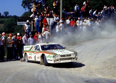 Adartico Vudafieri - Luigi Pirollo
25º Rally Sanremo 1983. Lancia Rally 037 (TO W49366). Abandonó por accidente en SS51 Ronde de 46.55 km.
Jolly Club Totip

Del 2 al 7 de Octubre, Sanremo, Liguria, Imperia, Italia.
Superficie: Asfalto - tierra

El Rally tenia un total de 2695.00 km de los que 775.89 km divididos en 58 tramos, eran especiales.

Se inscribieron 97 equipos, tomaron la salida 97, finalizaron 36.@
Palabras clave: Lancia;Rally;Grupo_B;1983