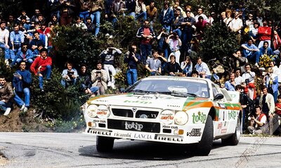 Massimo "Miki" Biasion - Tiziano Siviero
28º Tour de Corse - Rallye de France 1984. Lancia Rally 037 (TO W67784). Clasificado 2º.
Jolly Club Totip

Del 3 al 5 de Mayo, Ajaccio, Córcega, Francia.
Superficie: asfalto.

El Rally tenia un total de 1618 km de los que 1130.9 km divididos en 30 tramos eran especiales.

Se inscribieron 158 equipos, tomaron la salida 155, finalizaron 57.@
Palabras clave: Lancia;Grupo_B;Corcega;1984;Corse