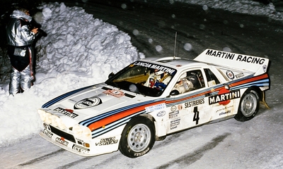 Henri Toivonen - Juha Piironen
53º Rallye Automobile de Monte-Carlo 1985. Lancia Rally 037 (TO 09006D). Clasificado 6º.
Lancia Martini

Del 26 de Enero al 1 de Febrero, Monte-Carlo.
Superficie: asfalto -nieve.

El Rally tenía un total de 3999.00 km de los que 851.10 km divididos en 34 tramos eran especiales (1 de ellos fue cancelado SS17).

Tomaron la salida 117 equipos, finalizaron 68.@
Palabras clave: Henri_Toivonen;Juha_Piironen;Lancia;Rally;Grupo_B;Montecarlo;1985;Nieve