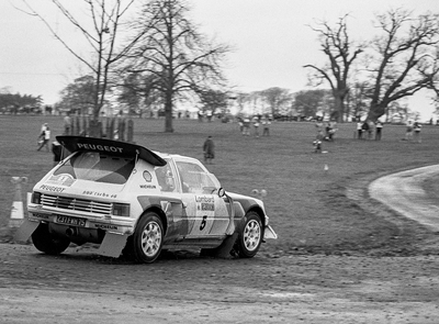 Juha Kankkunen - Juha Piironen
35º Lombard RAC Rally 1986. Peugeot 205 Turbo 16 E2 (237 FWH 75). Clasificado 3º.
Peugeot Talbot Sport

Del 16 al 19 de Noviembre, Bath, Inglaterra.
Superficie: Tierra.

El Rally un total de 2537.93 km de los que 515.04 km divididos en 45 tramos eran especiales.

Tomaron la salida 149 equipos, finalizaron 83.

PHOTO 2 de 3
@
Palabras clave: Peugeot;Turbo;Grupo_B;1986;Lombard_RAC_Rally;Inglaterra