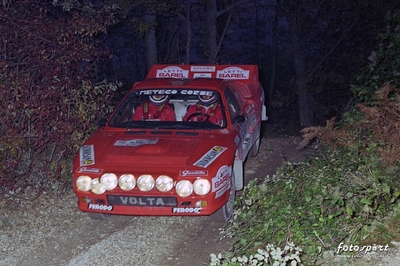 Oscar Barel - Marco Ercole
14º Marlboro San Marino Rally - Marlboro Challenge Trophy 1986. Lancia Rally 037 (TO W67776). Clasificado 5º.
Meteco Corse

Del 6 al 9 de Noviembre, San Marino.
Superficie: tierra - asfalto.

El Rally constaba de 350 km cronometrados divididos en 24 tramos especiales.

Tomaron la salida 62, finalizaron 25.

© fotosport
@
Palabras clave: Lancia;Rally;Grupo_B;San_Marino;1986
