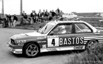 Marc Duez - Pierre Thimonier
24º Ypres 24 Hours Rally 1988. BMW M3 E30 (FXI 318). Clasificado 3º.
Bastos Racing Team

Del 24 al 26 de Junio, Ypres.
Superficie: asfalto.

El Rally constaba de 6 etapas con 375.15 km cronometrados divididos en 37 tramos especiales.

Tomaron la salida 138 equipos, finalizaron 73.

© Stéphane Lhonnay
@@
Palabras clave: BMW;Ypres;1988