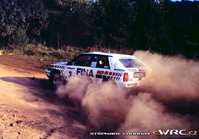 Andrea Aghini - Sauro Farnocchia
27º Rallye Catalunya - Costa Brava - Rallye de España 1991. Lancia Delta Integrale 16V (TO 99928R). Clasificado 5º.
Jolly Club

Del 10 al 13 Noviembre, Lloret de Mar, Catalunya, España.
Superficie: Asfalto - tierra.

El Rally tenia un total de 1606.98 km de los que 566.1 km divididos en 35 tramos eran especiales, (2 de ellas fueron canceladas SS4 Sant Hilari - Ossor de 13.57 Km y SS29 Riera de Merles de 14.36 Km).

Tomaron la salida 76 equipos, finalizaron 33.

© Stéphane Lhonnay
@@
Palabras clave: Lancia;Delta;Integrale;Catalunya;1991;España;Spain