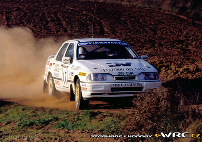 Carlos Menem Jr. - Victor H. Zucchini
27º Rallye Catalunya - Costa Brava - Rallye de España 1991. Ford Sierra Cosworth 4x4 (G95 CHK). clasificado 11º.
Mike Little Preparations

Del 10 al 13 de Noviembre, Lloret de Mar, Girona, Catalunya, España.
Superficie: asfalto - tierra.

El Rally tenia un total de 1606.98 km de los que 594.01 km divididos en 35 tramos eran especiales, (2 de ellas fueron canceladas SS4 Sant Hilari - Osor de 13.57 Km y SS29 Riera de Merles de 14.36 Km).

Tomaron la salida 76 equipos, finalizaron 33.

© Stéphane Lhonnay
@@
Palabras clave: Ford;Sierra;Cosworth;Catalunya;Costa_Brava;1991;España;Spain