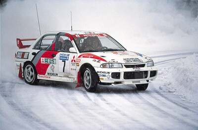 Tommi Mäkinen - Seppo Harjanne
45º International Swedish Rally 1996. Mitsubishi Lancer Evo III (M5 MRE). Clasificado 2º.

Del 9 al 11 de Febrero, Karlstad.
Superficie: nieve - hielo

El Rally tenia un total de 1673.53 Km de los que 490.64 km divididos en 27 tramos eran especiales.

Se inscribieron 95, tomaron la salida 95, finalizaron 55.@
Palabras clave: ;Mitsubishi;Lancer;Suecia;1996;Nieve