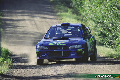 Juha Kankkunen - Juha Repo
49º Neste Rally Finland 1999. Subaru Impreza S5 WRC '99 (T11 SRT). Clasificado 1º.
Subaru World Rally Team

Del 20 al 22 de Agosto, Jyväskylä.
Superficie: tierra.

El Rally tenia un total de 1218.42 km de los que 377.26 km divididos en 23 tramos eran especiales.

Se inscribieron 131 equipos, tomaron la salida 129, finalizaron 64.

© eWRC
@@
Palabras clave: Subaru;Impreza;WRC;Finlandia;1999