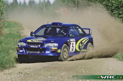 Richard Burns - Robert Reid
49º Neste Rally Finland 1999. Subaru Impreza S5 WRC '99 (T12 SRT). Clasificado 2º.
Subaru World Rally Team

Del 20 al 22 de Agosto, Jyväskylä.
Superficie: tierra.

El Rally tenia un total de 1218.42 km de los que 377.26 km divididos en 23 tramos eran especiales.

Se inscribieron 131 equipos, tomaron la salida 129, finalizaron 64.

© eWRC
@@
Palabras clave: Subaru;Impreza;WRC;Finlandia;1999