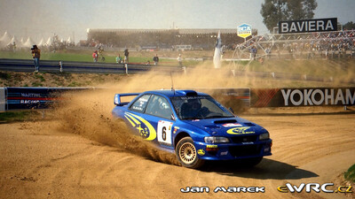 Juha Kankkunen - Juha Repo
33º TAP Rallye de Portugal 1999. Subaru Impreza S5 WRC '99 (S8 SRT). Abandonó por motor en SS16 Arganil - Coja 1 de 20.96 km.
Subaru World Rally Team

Del 21 al 24 de Marzo, Matosinhos, Porto, Portuigal.
Superficie: tierra.

El Rally tení­a un total de 1768.61 km de los que 399.51 km divididos en 23 tramos eran especiales (dos de ellos fueron cancelados SS18 Arganil - Coja 2 de 20.96 km y SS19 Salgueiro - Gois 2 de 19.70 km).

Se inscribieron 117 equipos, tomaron la salida 117, finalizaron 56.

© Jan Marek
@@
Palabras clave: Subaru;Impreza;WRC;Portugal;1999