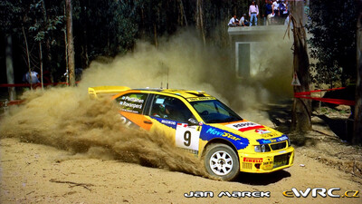 Harri Rovanperä - Risto Pietiläinen
33º TAP Rallye de Portugal 1999. Seat Cordoba WRC (B-5329-UL). Abandonó por accidente en SS16 Arganil - Coja 1 de 20.96 km.
Seat Sport

Del 21 al 24 de Marzo, Matosinhos, Porto, Portuigal.
Superficie: tierra.

El Rally tení­a un total de 1768.61 km de los que 399.51 km divididos en 23 tramos eran especiales (dos de ellos fueron cancelados SS18 Arganil - Coja 2 de 20.96 km y SS19 Salgueiro - Gois 2 de 19.70 km).

Se inscribieron 117 equipos, tomaron la salida 117, finalizaron 56.

© Jan Marek
@@
Palabras clave: Seat;Cordoba;WRC;Portugal;1999