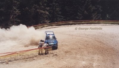 Petter Solberg - Phil Mills
48º Acropolis Rally 2001. Subaru Impreza S7 WRC '01 (X10 SRT). Clasificado 2º.
Subaru World Rally Team

Del 14 al 17 de Junio, Atenas, Grecia.
Superficie: tierra.

El Rally tenia un total de 1613.98 km de los que 387.41 km divididos en 20 tramos eran especiales ((uno de ellos fue cancelado SS5 Elatia de 31.40 Km).

Tomaron la salida 110 equipos, finalizaron 47.

© George Faskiotis
@
Palabras clave: Petter_Solberg;Subaru;Impreza;WRC;Acropolis;2001