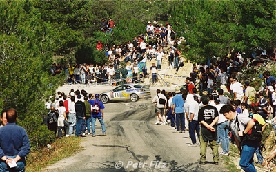 François Duval - Jean-Marc Fortin
37º Rallye Catalunya - Costa Brava - Rallye de España 2001. Ford Puma S1600 (X883 YOO). Abandonó por accidente en SS10 Pratdip 2 de 31.57 km

Del 22 al 25 de Marzo, Lloret de Mar, Girona, Catalunya, España.
Superficie: asfalto.

El Rally tenia un total de 1779.13 km de los que 383.18 km divididos en 18 tramos eran especiales, (una de ellas fue cancelada SS12 La Riba 2 de 35.89 Km).

Se inscribieron 79 equipos, tomaron la salida 76, finalizaron 36.

© Petr Fitz
@
Palabras clave: Ford;Puma;Catalunya;Costa_Brava;2001