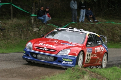 Colin McRae - Derek Ringer
47º Tour de Corse - Rallye de France 2003. Citröen Xsara WRC (26 CSP 92). Clasificado 5º.
Citroën Total WRT

Del 17 al 19 de Octubre, Ajaccio.
Superficie: asfalto.

El Rally tení­a un total de 971.75 km de los que 397.40 km divididos en 16 tramos eran especiales.

Se inscribieron 71 equipos, tomaron la salida 62, finalizaron 34.

© Petr Fitz
@@
Palabras clave: ;Citroen;WRC;Xsara;Corse;Corcega;2003