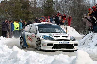 Markko Martin - Michael Park
72º Rallye Automobile de Monte-Carlo 2004. Ford Focus RS WRC 03 (EK52 NWN). Clasificado 2º.

Del 23 al 25 de Enero, Monaco.
Superficie: asfalto.

El Rally tenia un total de 1,331.92 Km de los que 389.12 Km divididos en 15 tramos, eran especiales (2 de ellos fueron cancelados SS1 Selonnet - Breziers 1 de 22.64 Km y SS10 Tourette du Chateau - St Antonin 2 de 24.80 Km. Uno de ellos se dio con tiempo de tramo teórico a todos los equipos, SS8 Tourette du Chateau - St Antonin 1 de 24.80 Km).

Se inscribieron 45 equipos, tomaron la salida 43, finalizaron 20.@
Palabras clave: Markko_Martin;Ford;Focus;WRC;Montecarlo;2004