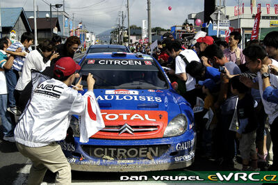 Sébastien Loeb - Daniel Elena
6º Rally de Japan 2006. Citröen Xsara WRC (831 DPT 78). Clasificado 1º.
Kronos Racing

Del 1 al 3 de Octubre, Obihiro, Hokkaido.
Superficie: tierra.

El Rally constaba de 3 etapas con un total de 1586.52 km de los que 345.72 km divididos en 27 tramos eran cronometrados.

Tomaron la salida 87 equipos, finalizaron 78.

© Dan Vrubel
@@
Palabras clave: Citroen;Xsara;WRC;Japon;2006