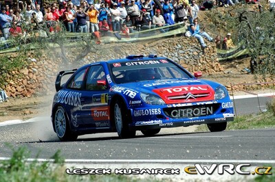 Sébastien Loeb - Daniel Elena
42º RallyRACC Catalunya - Costa Daurada 2006. Citroën Xsara WRC (829 DPT 78). Clasificado 1º.
Kronos Racing

Del 24 al 26 de Marzo, Salou, Tarragona, Catalunya, España.
Superficie: asfalto.

El Rally tenia un total de 1376.14 Km de los que 346.43 Km divididos en 16 tramos eran especiales.

Se inscribieron 71 equipos, tomaron la salida 66, finalizaron 56.

© Leszek Kusmirek
@@
Palabras clave: Citroen;Xsara;WRC;Catalunya;2006;España;Spain;Costa_Dorada