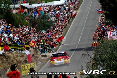 Dani Sordo - Marc Marti
42º RallyRACC Catalunya - Costa Daurada 2006. Citroën Xsara WRC (834 DPT 78). Clasificado 2º.

Del 24 al 26 de Marzo, Salou, Tarragona, Catalunya, España.
Superficie: asfalto.

El Rally tenia un total de 1,376.14 Km de los que 346.43 Km divididos en 16 tramos eran especiales.

Se inscribieron 71 equipos, tomaron la salida 66, finalizaron 56.

© Leszek Kusmirek
@@
Palabras clave: Citroen;Xsara;Catalunya;Costa_Daurada;Costa_Dorada;2006;España;Spain