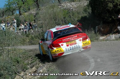 Dani Sordo - Marc Marti
42º RallyRACC Catalunya - Costa Daurada 2006. Citroën Xsara WRC (834 DPT 78). Clasificado 2º.

Del 24 al 26 de Marzo, Salou, Tarragona, Catalunya, España.
Superficie: asfalto.

El Rally tenia un total de 1,376.14 Km de los que 346.43 Km divididos en 16 tramos eran especiales.

Se inscribieron 71 equipos, tomaron la salida 66, finalizaron 56.

© Leszek Kusmirek
@@
Palabras clave: Citroen;Xsara;Catalunya;Costa_Daurada;Costa_Dorada;2006;España;Spain
